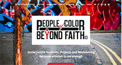 Desktop Screenshot of peopleofcolorbeyondfaith.org